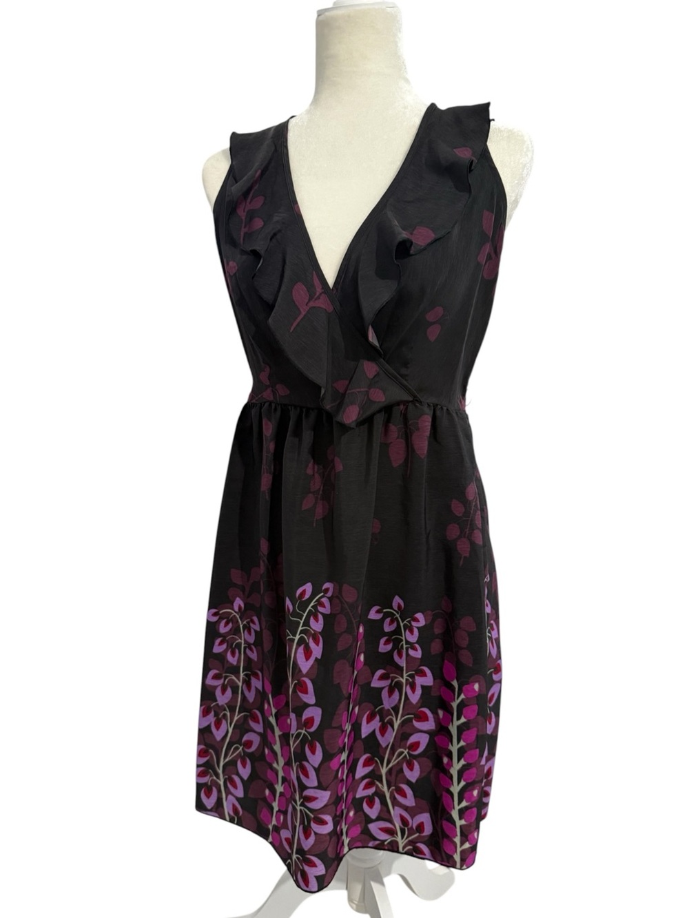 JOHNNY MARTIN Floral Dress with Tie Back